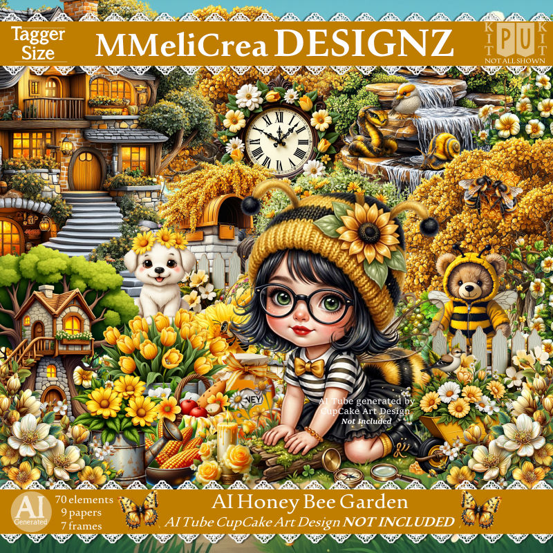 (image for) AI PU - Honey Bee Garden (PU/TS/PNG)